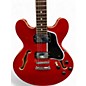 Used Hamer Echotone 335 Style Cherry Red Hollow Body Electric Guitar
