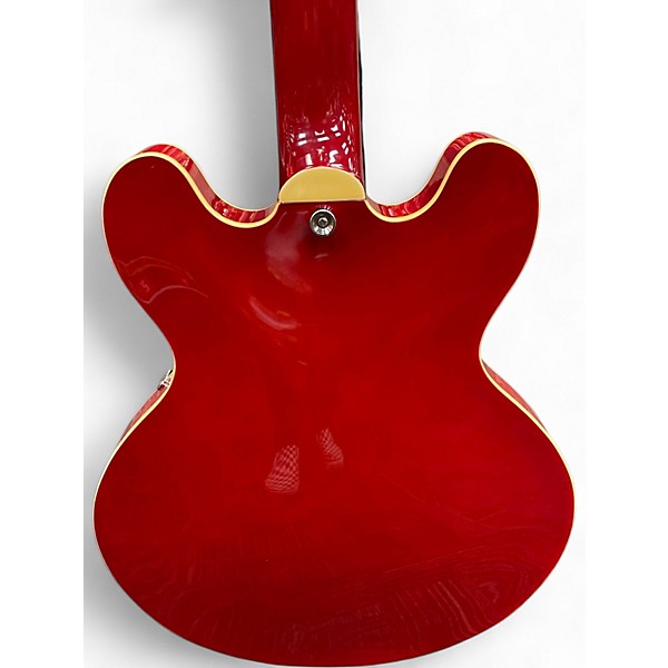 Used Hamer Echotone 335 Style Cherry Red Hollow Body Electric Guitar
