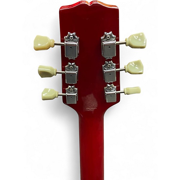 Used Hamer Echotone 335 Style Cherry Red Hollow Body Electric Guitar