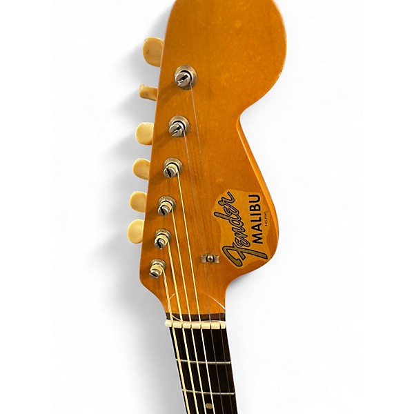 Vintage 1960s Fender MALIBU Natural Acoustic Guitar
