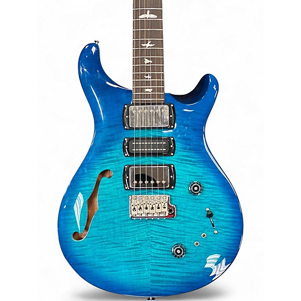 Used PRS SE Special Semi-Hollow Blue Hollow Body Electric Guitar