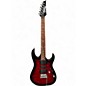 Used 2017 Ibanez GRX70QA Trans Red Burst Solid Body Electric Guitar thumbnail