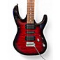 Used 2017 Ibanez GRX70QA Trans Red Burst Solid Body Electric Guitar