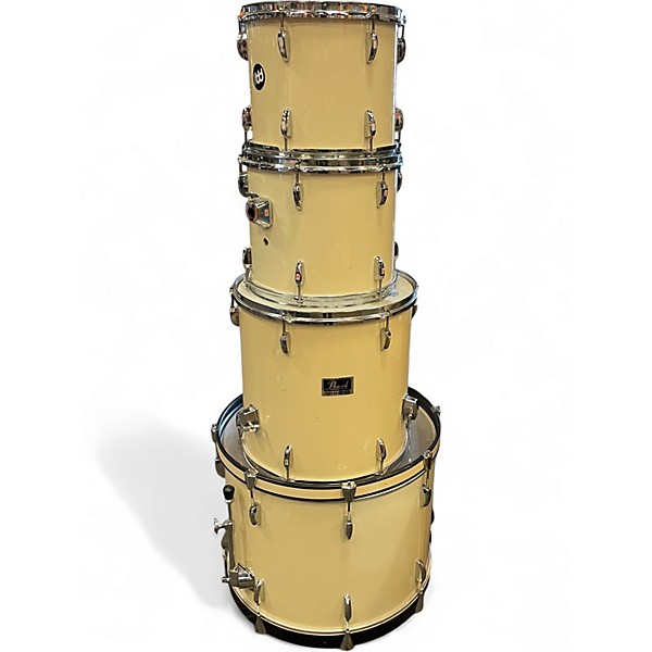 Used Pearl 4 Piece Forum Cream Drum Kit