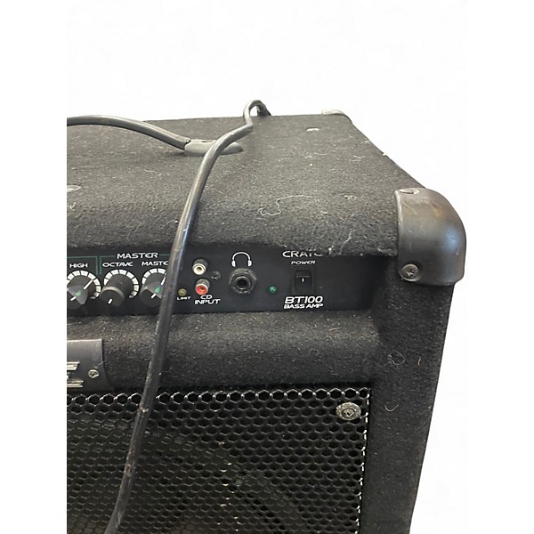 Used Crate Bt100 Bass Combo Amp