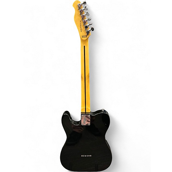 Used Harley Benton TE70 Deluxe Black Paisley Solid Body Electric Guitar