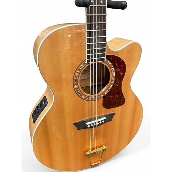 Used Washburn HJ40sce-0 Natural Acoustic Electric Guitar