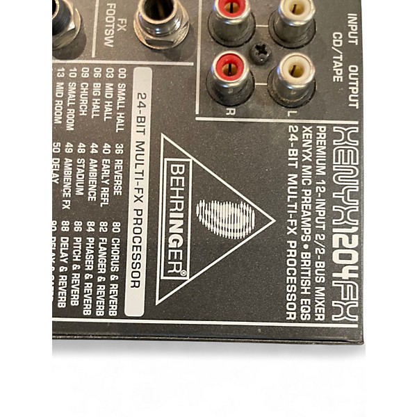 Used Behringer Xenyx 1204FX Unpowered Mixer