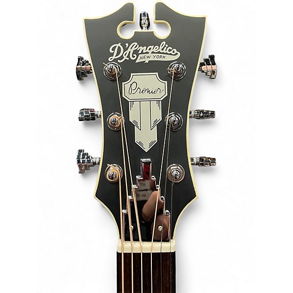Used D'Angelico Premier Series matte black Solid Body Electric Guitar