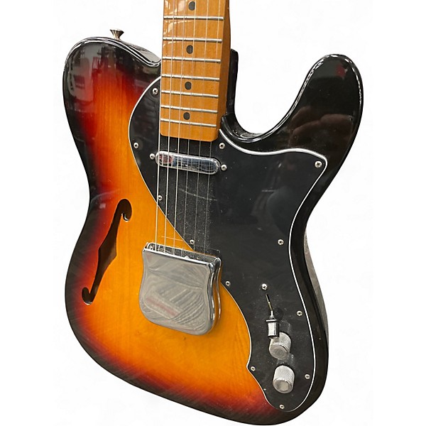Used Fender '69 Telecaster® Thinline 2 Color Sunburst Solid Body Electric Guitar