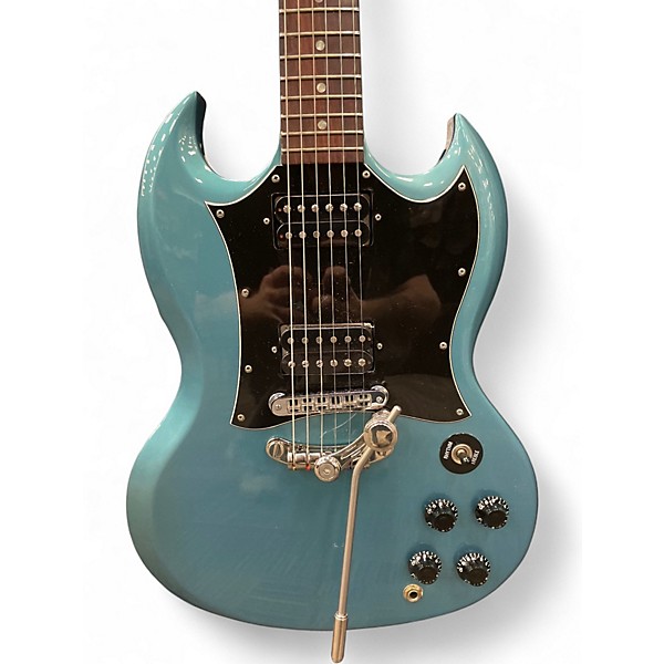 Used Gibson SG Standard Pelham Blue Solid Body Electric Guitar
