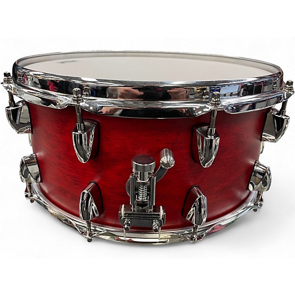Used Yamaha 14X6.5 TOUR CUSTOM SNARE CANDY APPLE SATIN Drum