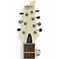 Used Schecter Guitar Research Demon 7 String white Solid Body Electric Guitar