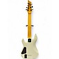 Used Schecter Guitar Research Demon 7 String white Solid Body Electric Guitar