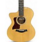 Used Taylor 214CE Deluxe Left Handed Natural Acoustic Electric Guitar