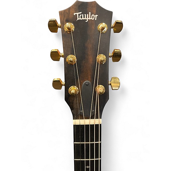 Used Taylor 214CE Deluxe Left Handed Natural Acoustic Electric Guitar