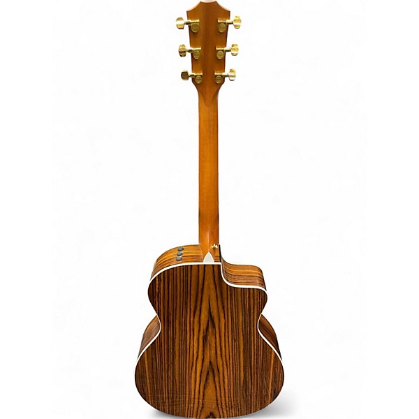 Used Taylor 214CE Deluxe Left Handed Natural Acoustic Electric Guitar