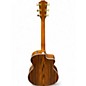 Used Taylor 214CE Deluxe Left Handed Natural Acoustic Electric Guitar