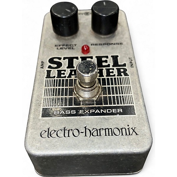 Used Electro-Harmonix Steel Leather Nano Bass Expander Bass Effect Pedal