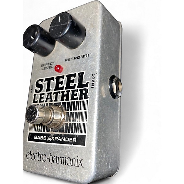 Used Electro-Harmonix Steel Leather Nano Bass Expander Bass Effect Pedal