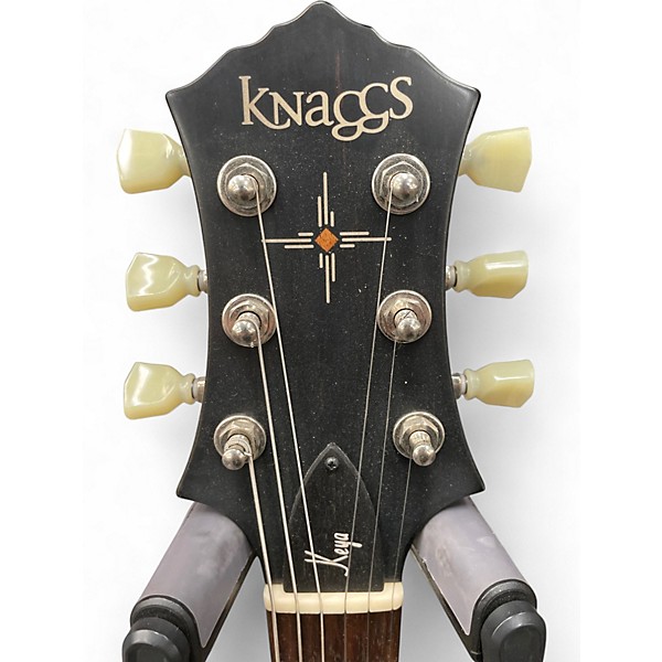 Used Knaggs Keya  Burl maple Solid Body Electric Guitar