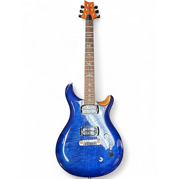 Used PRS SE Custom 24 Blue Solid Body Electric Guitar