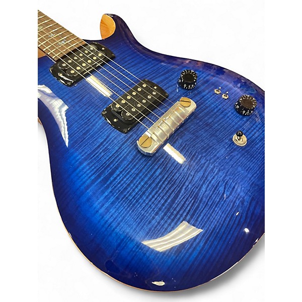 Used PRS SE Custom 24 BLUE Solid Body Electric Guitar