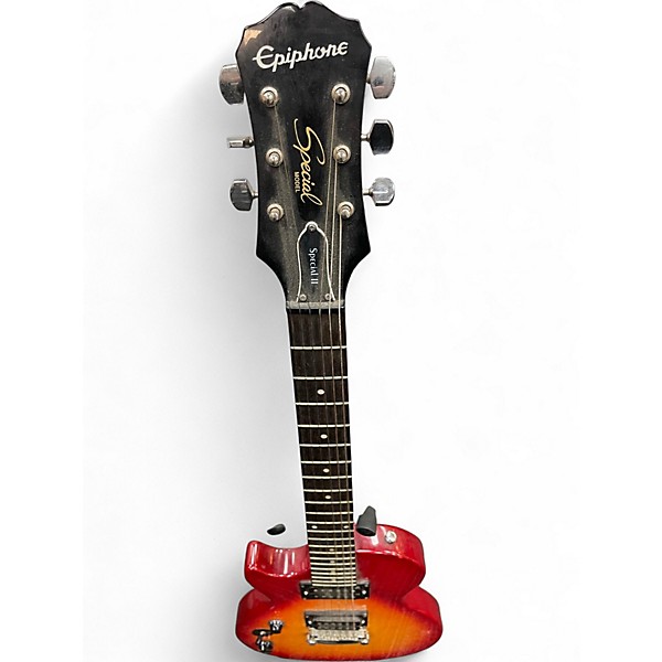 Used Epiphone Les Paul Special Left Handed 2 Tone Sunburst Electric Guitar