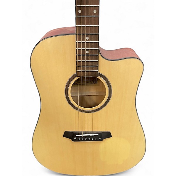 Used Carlo Robelli Acoustic Electric Natural Acoustic Electric Guitar