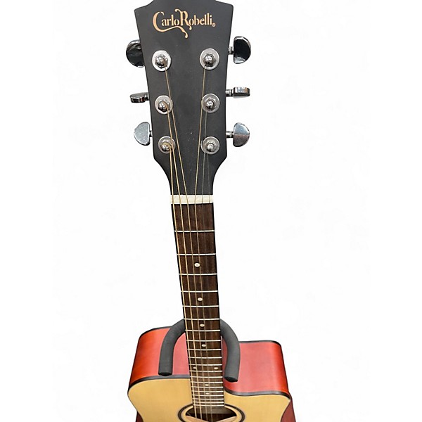 Used Carlo Robelli Acoustic Electric Natural Acoustic Electric Guitar