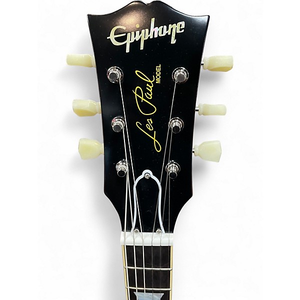 Used Epiphone INSPIRED BY GIBSON CUSTOM 1959 LES PAUL STANDARD DEEP CHERRY BURST Solid Body Electric Guitar