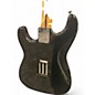 Used Squier Standard Series Stratocaster Black Solid Body Electric Guitar