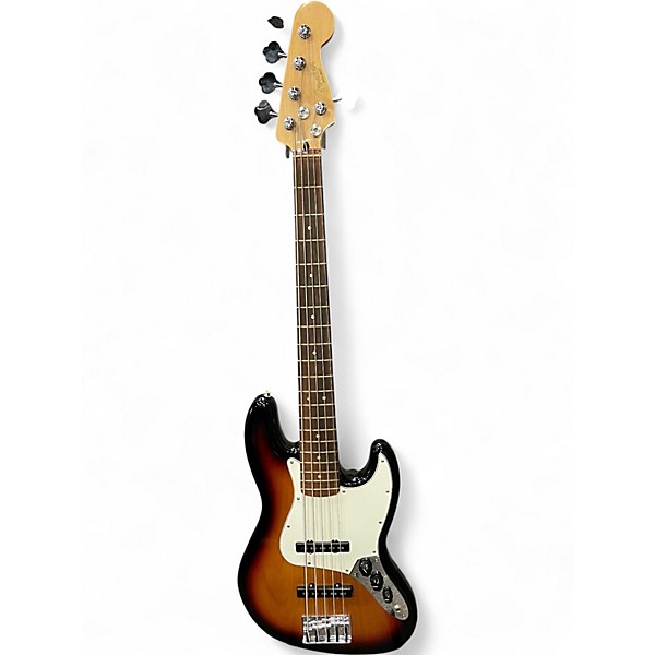 Used Fender Player Jazz Bass V 3 Color Sunburst Electric Bass Guitar