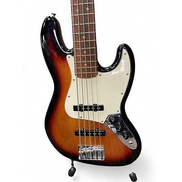 Used Fender Player Jazz Bass V 3 Color Sunburst Electric Bass Guitar