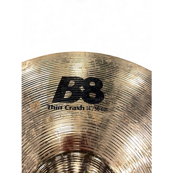 Used SABIAN 14in B8 Thin Crash Cymbal