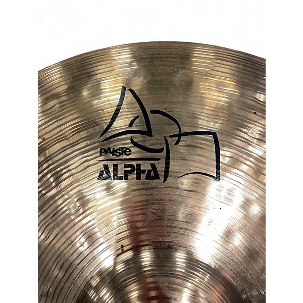 Used Paiste 18in Alpha Thin Crash Cymbal