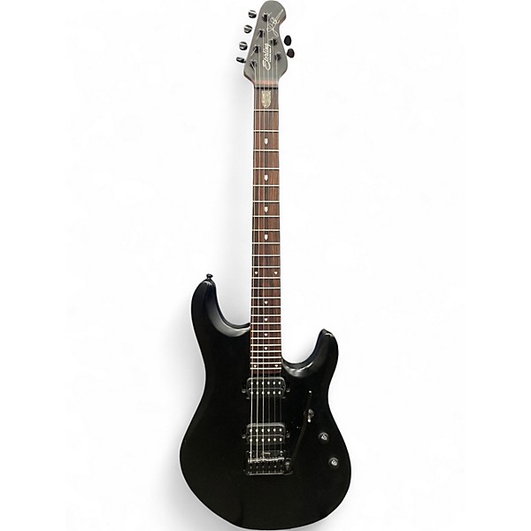 Used Sterling by Music Man jp60 Satin Black Solid Body Electric Guitar