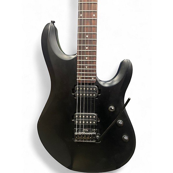 Used Sterling by Music Man jp60 Satin Black Solid Body Electric Guitar