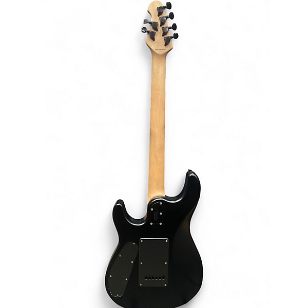 Used Sterling by Music Man jp60 Satin Black Solid Body Electric Guitar