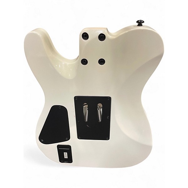 Used Schecter Guitar Research SUN VALLEY SUPER SHREDDER PT White Solid Body Electric Guitar