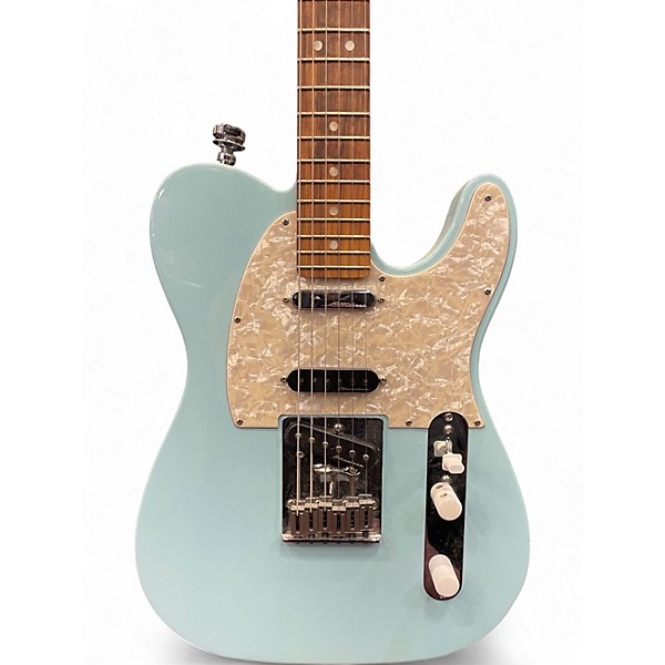 Used Fender Deluxe Nashville Telecaster Daphne Blue Solid Body Electric Guitar