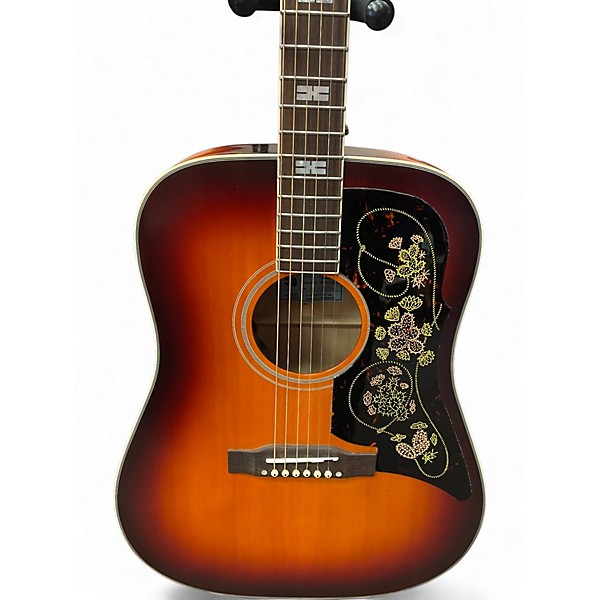 Used 2024 Epiphone FT110 Iced Tea Acoustic Electric Guitar