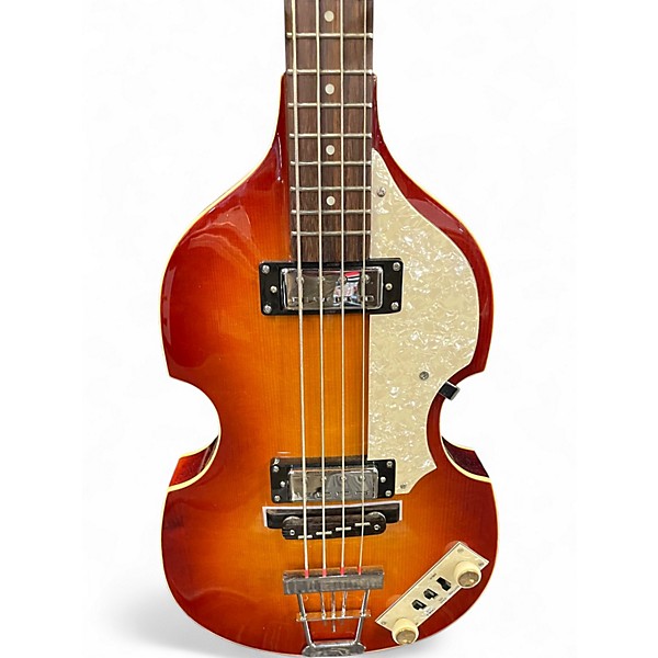 Used Hofner Ignition Series Sunburst Hollow Body Electric Guitar