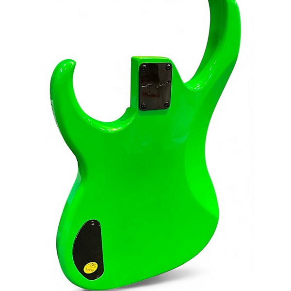 Used Dean Custom Zone 4-String Nuclear Green Electric Bass Guitar