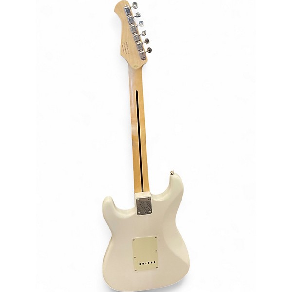 Used Donner SEEKER Olympic White Solid Body Electric Guitar