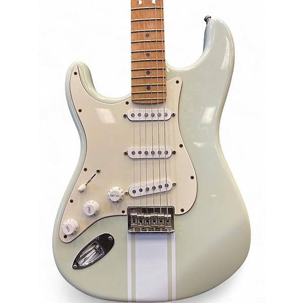 Used Fender Left Handed Mod Shop Stratocaster Sonic Blue Solid Body Electric Guitar