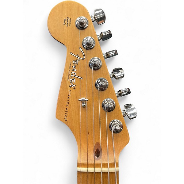 Used Fender Left Handed Mod Shop Stratocaster Sonic Blue Solid Body Electric Guitar