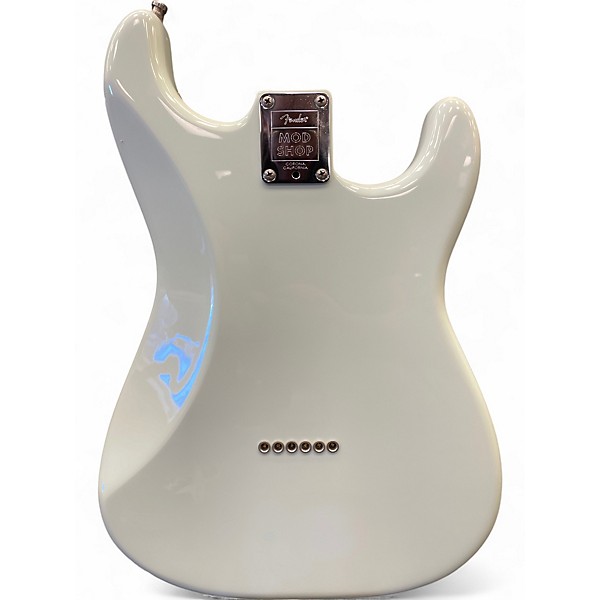 Used Fender Left Handed Mod Shop Stratocaster Sonic Blue Solid Body Electric Guitar