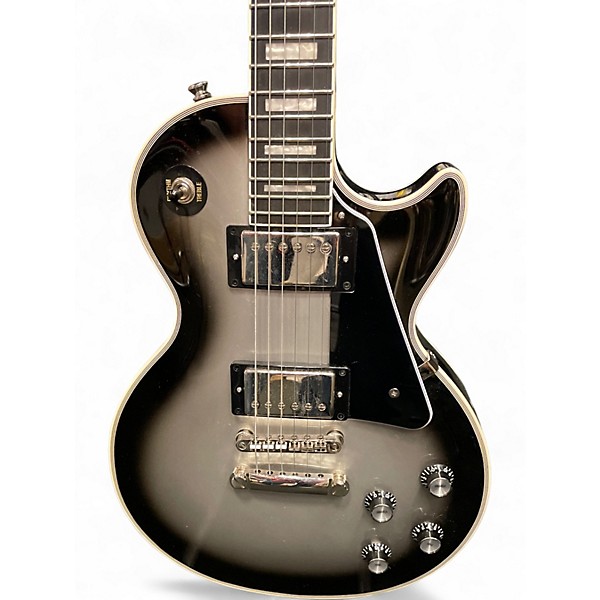 Used Epiphone Les Paul Custom SILVER BURST Solid Body Electric Guitar