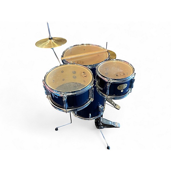 Used GP Percussion 15in Cocktail Kit Blue Drum